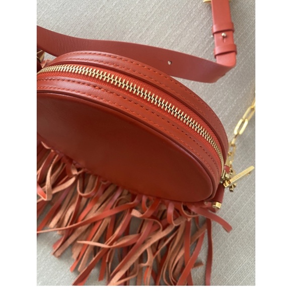 Thierry Mugler Fringe Leather Crossbody - Picture 2 of 6